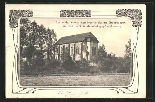 AK Brunshausen, Kirche des ehemaligen Nonnenklosters