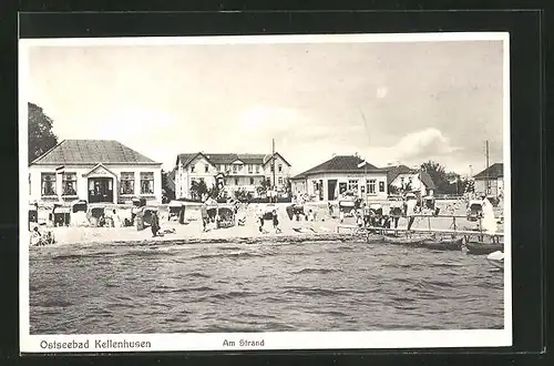 AK Kellenhusen, Am Strand mit Besuchern