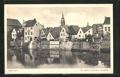 AK Bremen, Gebäude an der Kleinen Weser