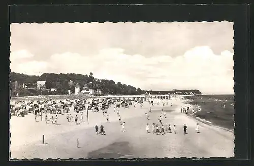 AK Heringsdorf, Strandleben im Sommer