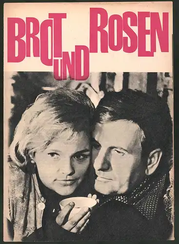 Filmprogramm Film für Sie Nr. 70 /67, Brot und Rosen, Günther Simon, Harry Hindemith, Regie: Heinz Thiel