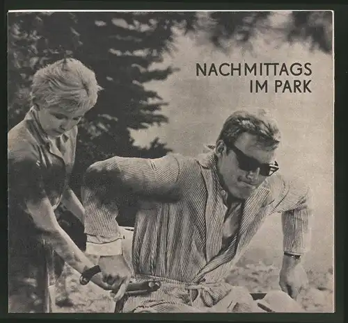 Filmprogramm PFV Nr. 30 /66, Nachmittags im Park, Radka Dulikova, Vit Olmer, Regie: Karel Kachyna