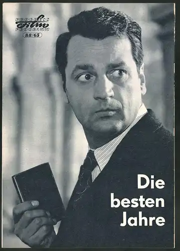 Filmprogramm PFP Nr. 88 /65, Die besten Jahre, Horst Drinda, Lissy Tempelhof, Harry Hindemith, Regie: Günther Rücker