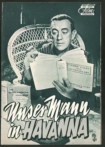 Filmprogramm DNF, Unser Mann in Havanna, Alec Guinness, Maureen O`Hara, Regie: Carol Reed