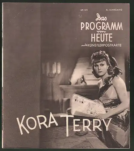 Filmprogramm DPVH Nr.613, Kora Terry, Marika Rökk, Josef Sieber, Will Dohm, Regie George Jacoby