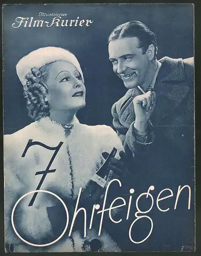 Filmprogramm IFK Nr. 2646, Ohrfeigen, Alfred Abel, Lilian Harvey, Oskar Sima, Regie Paul Martin