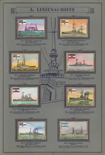 Sammelalbum 252 Bilder, Saba Schiffsbilder, Kriegsschiffe, Handelsschiffe, Blücher, Niobe, Königsberg, U-Boot