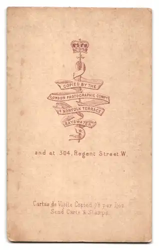 Fotografie London Photographic Company, Bayswater, 1b Norfolk Terrace, Bursche mit Fliege im Anzug