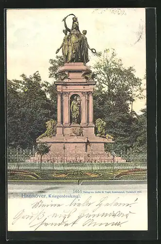 AK Hannover, Kriegerdenkmal