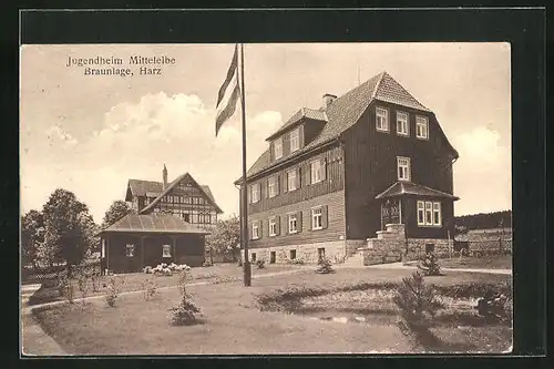 AK Braunlage / Harz, Jugendheim Mittelelbe