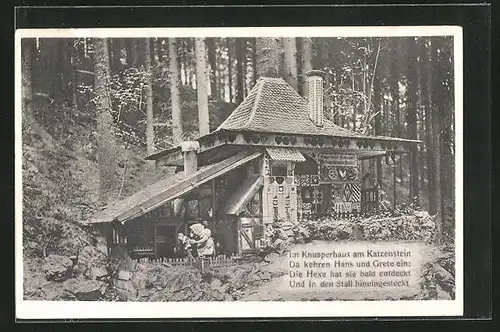 AK Bad Sachsa / Südharz, Hexenhäuschen im Katzental