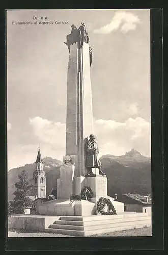 AK Cortina, Monumento al Generale Cantore