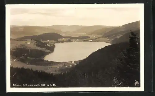 AK Titisee-Neustadt /Schwarzwald, Ansicht vom Titisee