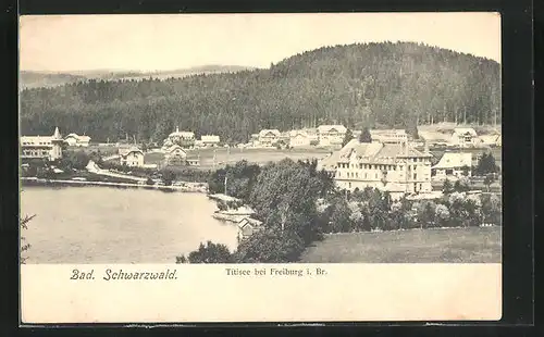 AK Freiburg im Breisgau, Titisee und Hotels