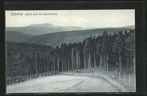 AK Stöberhai / Harz, Blick nach dem Ravensberg