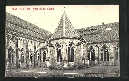 AK Walkenried, Klosterhof mit Kapelle