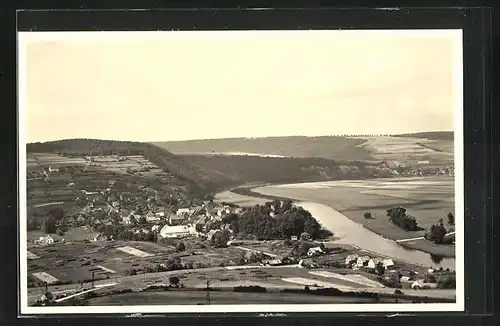 AK Polle / Weserbergland, Teilansicht