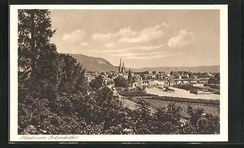 AK Höxter, Teilansicht vom Gasthaus Felsenkeller aus gesehen