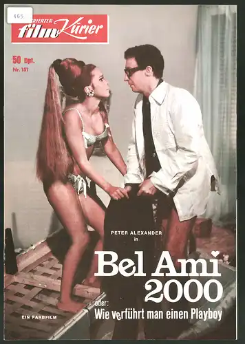 Filmprogramm IFK Nr. 151, Bel Ami 2000, Peter Alexander, Antonella Lualdi, Scilla Gabel, Regie: Michael Pfleghar