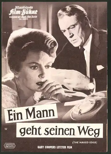 Filmprogramm IFB Nr. 05855, Ein Mann geht seinen Weg, Gary Cooper, Deborah Kerr, Regie: Michael Anderson