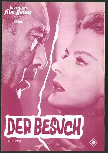 Filmprogramm IFB Nr. S 6934, Der Besuch, Ingrid Bergman, Anthony Quinn, Regie: Bernhard Wicki