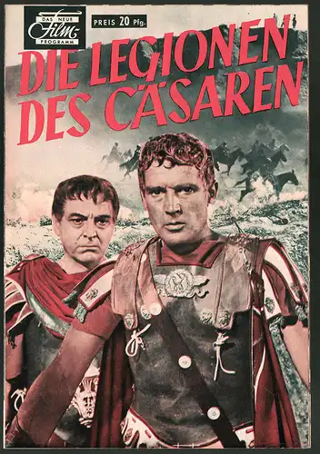 Filmprogramm DNF, Die Legionen des Cäsaren, Linda Cristal, Ettore Manni, Regie: Vittorio Cottafavi