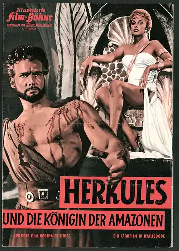 Filmprogramm IFB Nr. 05224, Herkules und die Königin der Amazonen, Steve Reeves, Sylvia Koscina, Regie: Pietro Francisci