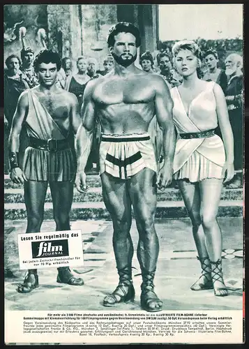 Filmprogramm IFB Nr. 05224, Herkules und die Königin der Amazonen, Steve Reeves, Sylvia Koscina, Regie: Pietro Francisci