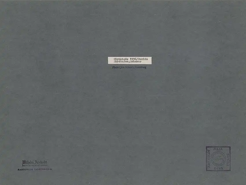 Fotografie Joseph Schorer, Hamburg, Ansicht Berlin, Japanische Fotografen bei Olympia 1936, Grossformat 39 x 29cm 1