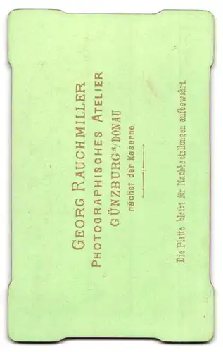 Fotografie Georg Rauchmiller, Günzburg a / Donau, Portrait kleines Mädchen in modischer Kleidung
