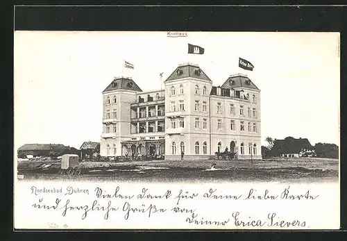 AK Duhnen /Nordsee, Blick auf das Hotel Kurhaus