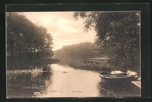 AK Mölln i. L., Ruderboot auf dem Schmalsee