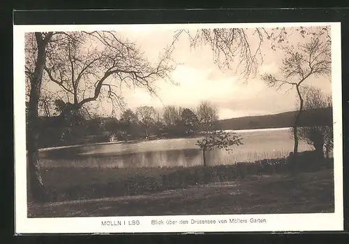 AK Mölln i. Lbg., Blick über den Drüsensee von Möllers Garten