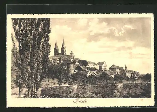 AK Fritzlar, Ortspartie mit Brücke