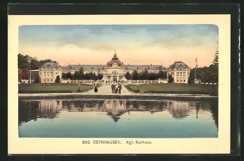 AK Bad Oeynhausen, Vorderseite des kgl. Kurhauses