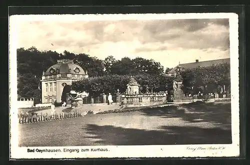 AK Bad Oeynhausen, Eingang zum Kurhaus