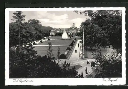 AK Bad Oeynhausen, Fontäne im Kurpark
