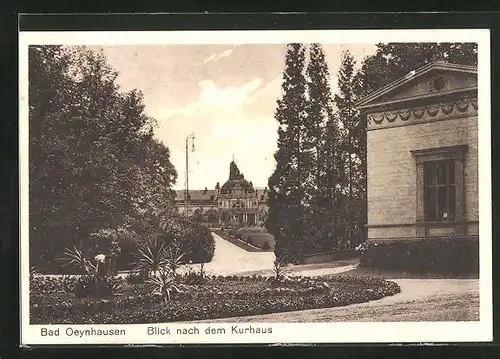 AK Bad Oeynhausen, Blick nach dem Kurhaus