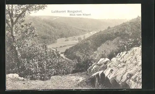 AK Rengsdorf, Blick vom Köppel ins Tal