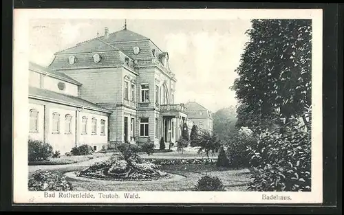 AK Bad Rothenfelde /Teutob. Wald, Badehaus