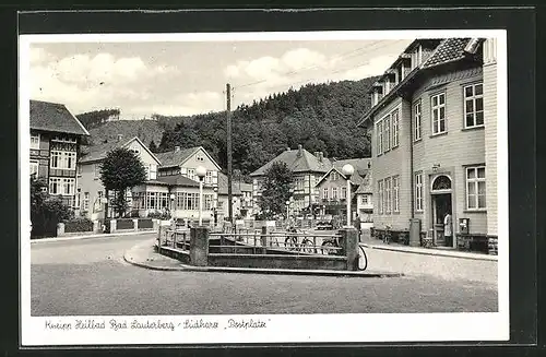 AK Bad Lauterberg /Harz, Ansicht vom Postplatz