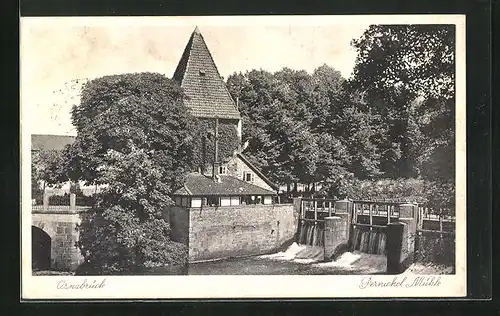 AK Osnabrück, Ansicht von der Pernickel Mühle