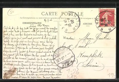 AK Fetes données à Nancy les 6-7 et 8 juillet 1906, en l`honneur de S.M. Sisowath, Auto