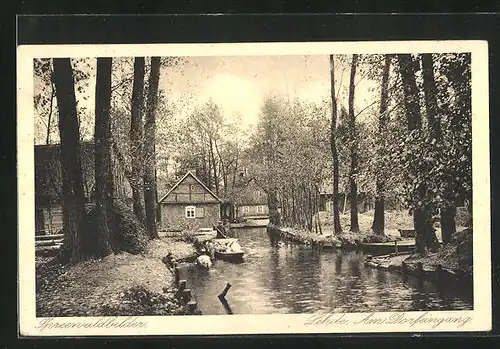 AK Lehde, Kanal am Dorfeingang