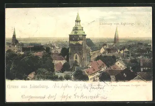 AK Lüneburg, Ortsansicht vom Kalkberg