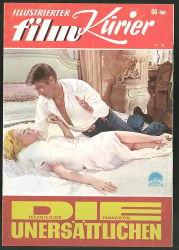 Filmprogramm IFK Nr. 28, Die Unersättlichen, George Peppard, Alan Ladd, Regie: Edward Dmytryk