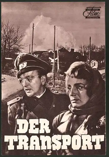 Filmprogramm DNF, Der Transport, Hannes Messemer, Armin Dahlen, Peter Herzog, Regie: Jürgen Roland