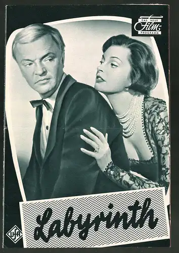 Filmprogramm DNF, Labyrinth, Nadja Tiller, Peter van Eyck, Amedeo Nazzari, Regie: Rolf Thiele