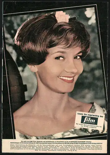 Filmprogramm IFB Nr. 04980, Das schöne Abenteuer, Liselotte Pulver, Robert Graf, Regie: Kurt Hoffmann