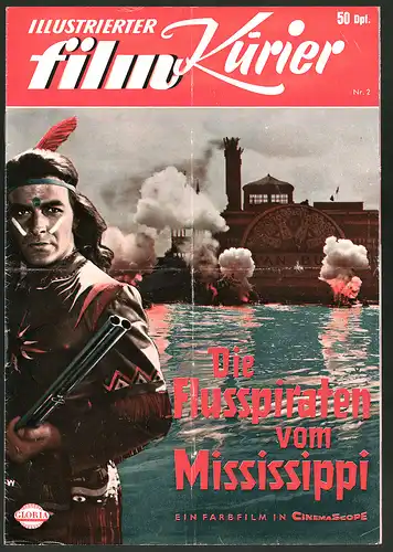 Filmprogramm IFK Nr. 2, Die Flusspiraten vom Mississippi, Hans Jörg Felmy, Horst Frank, Regie: Jürgen Roland